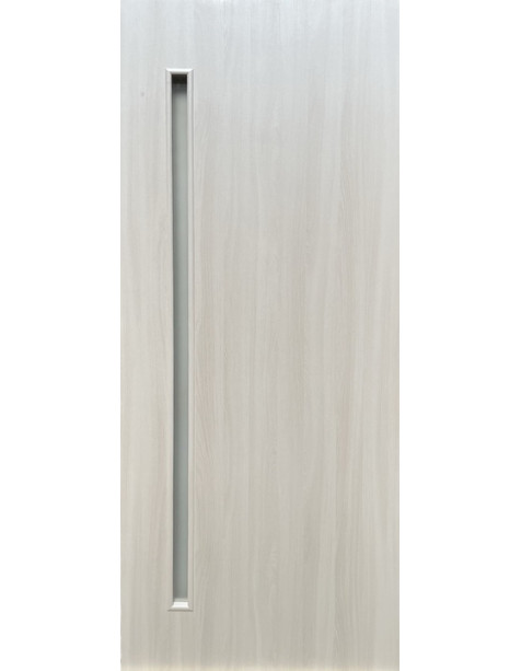 Line Glass-01 Шимо ваниль, со стеклом сатин